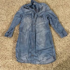Denim dress with pockets- size 4